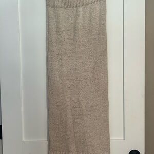 Pink Lily Classic Beige Pencil Skirt